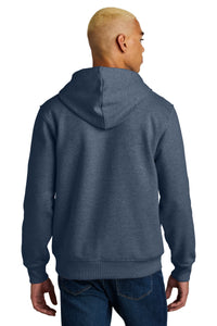 District V.I.T. Super Heavyweight Fleece Hoodie DT6600 - Navy Heather Back