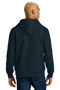 District V.I.T. Super Heavyweight Fleece Hoodie DT6600 - New Navy Back