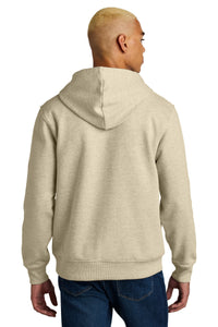 District V.I.T. Super Heavyweight Fleece Hoodie DT6600 - Oatmeal Heather Back