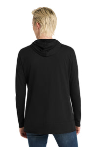 District  Women's Featherweight French Terry  Hoodie DT671 - Black Back