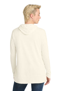 District  Women's Featherweight French Terry  Hoodie DT671 - Gardenia Back