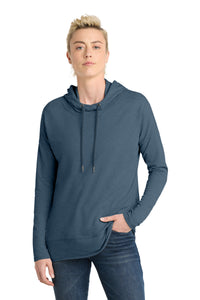 District  Women's Featherweight French Terry  Hoodie DT671 - Washed Indigo
