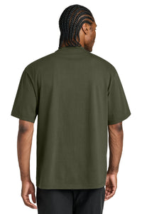 District 7-Oz. Gritty Tee DT7075 - Dark Olive Back