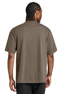 District 7-Oz. Gritty Tee DT7075 - Warm Taupe Back