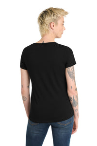 District  Women's Flex Scoop Neck Tee DT7501 - Black Back