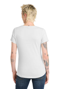 District  Women's Flex Scoop Neck Tee DT7501 - White Back