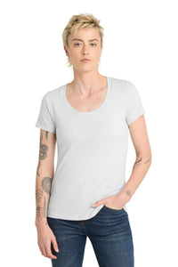 District  Women's Flex Scoop Neck Tee DT7501 - White