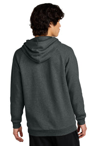 District Cloud Fleece Hoodie DT7800 - Heathered Charcoal Back
