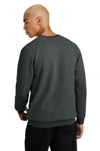 District Cloud Fleece Crew DT7804 - Heathered Charcoal Back