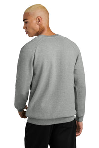 District Cloud Fleece Crew DT7804 - Heathered Steel Back
