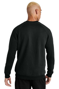 District Cloud Fleece Crew DT7804 - Jet Black Back