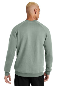 District Cloud Fleece Crew DT7804 - Slate Green Back