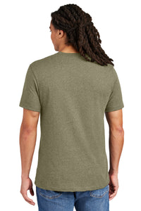 District  Re-Tee  DT8000 - Light Olive Heather Back