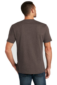 District  Re-Tee  DT8000 - Deep Brown Heather Back