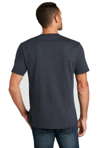 District  Re-Tee  DT8000 - Heathered Navy Back