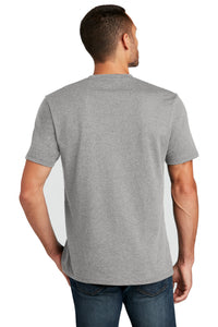 District  Re-Tee  DT8000 - Light Heather Grey Back