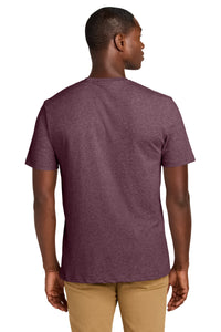 District  Re-Tee  DT8000 - Maroon Heather Back
