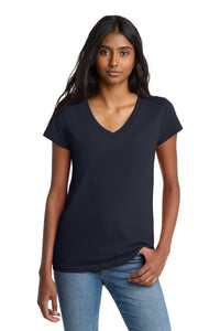 District  Women's Re-Tee  V-Neck DT8001 - True Navy