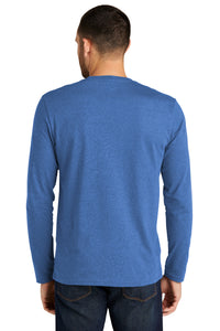 District Re-Tee Long Sleeve DT8003 - Blue Heather Back