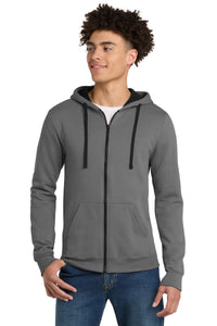 District The Concert Fleece Full-Zip Hoodie - Grey