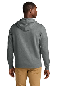 District Re-FleeceHoodie DT8100 - Deep Grey Heather Back