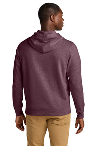 District Re-FleeceHoodie DT8100 - Maroon Heather Back
