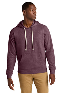 District Re-FleeceHoodie DT8100 - Maroon Heather