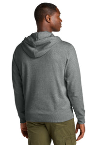 District Re-FleeceFull-Zip Hoodie DT8102 - Deep Grey Heather Back