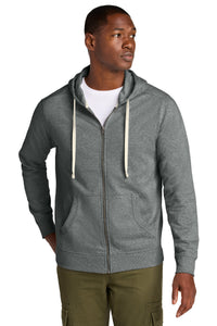 District Re-FleeceFull-Zip Hoodie DT8102 - Deep Grey Heather