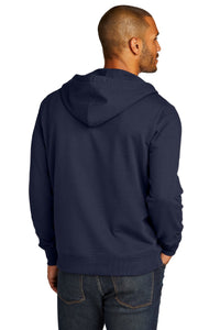 District Re-FleeceFull-Zip Hoodie DT8102 - True Navy Back