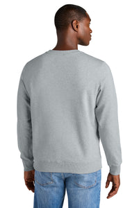 District Re-FleeceCrew DT8104 - Light Heather Grey Back