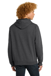 District The Concert Fleece Hoodie - Heathered Charcoal Back