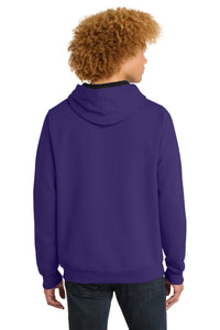 District The Concert Fleece Hoodie - Purple Back