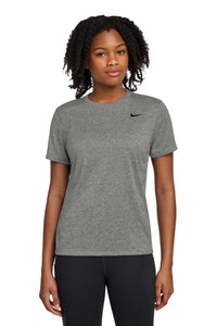 Nike Women's Team rLegend Tee DV7312 - Carbon Heather