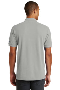 DISCONTINUED Eddie Bauer Cotton Pique Polo - Chrome Back