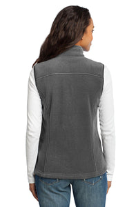 Eddie Bauer - Women's Fleece Vest - Grey Steel Back