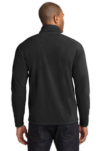 Eddie Bauer Full-Zip Microfleece Jacket - Black Back