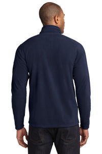 Eddie Bauer Full-Zip Microfleece Jacket - Navy Back