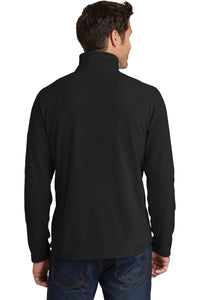 Eddie Bauer1/2-Zip Microfleece Jacket - Black Back