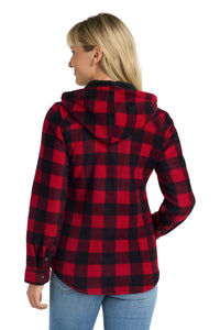 Eddie Bauer Women's Woodland Shirt Jac EB229 - Radish/ Black Back