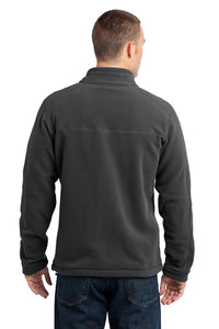 DISCONTINUED Eddie Bauer - Wind-Resistant Full-Zip Fleece Jacket - Iron Gate Back