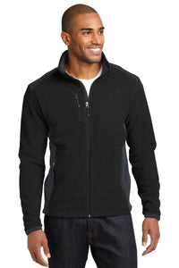 DISCONTINUED Eddie Bauer Full-Zip Sherpa Fleece Jacket - Black/ Grey Steel