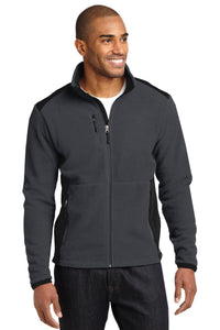 DISCONTINUED Eddie Bauer Full-Zip Sherpa Fleece Jacket - Grey Steel/ Black