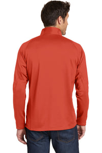 Eddie Bauer 1/2-Zip Performance Fleece - Cayenne Orange Back