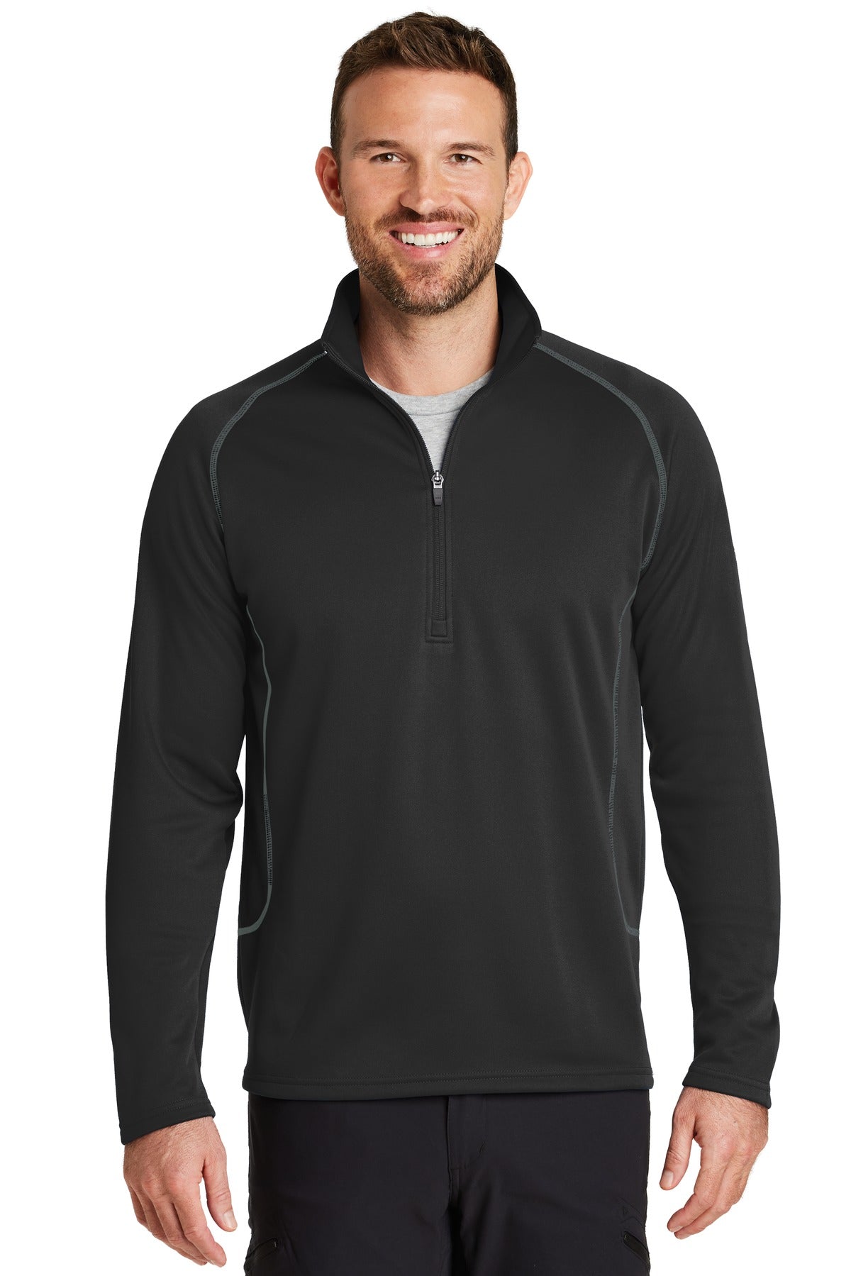 DISCONTINUED Eddie Bauer Smooth Fleece 1/2-Zip - Black
