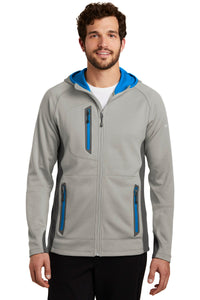 Eddie Bauer  Sport Hooded Full-Zip Fleece Jacket - Grey Cloud/ Grey Steel/ Expedition Blue