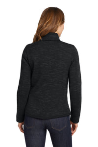 Eddie Bauer  Women's Sweater Fleece Full-Zip - Black Back