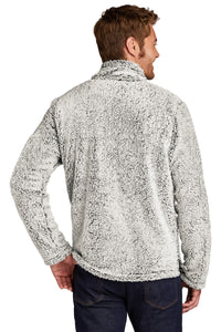 Port Authority  Cozy 1/4-Zip Fleece F130 - Grey Heather Back