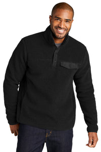 Port Authority Camp Fleece Snap Pullover F140 - Deep Black