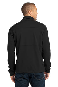 Port Authority Pique Fleece Jacket - Black Back
